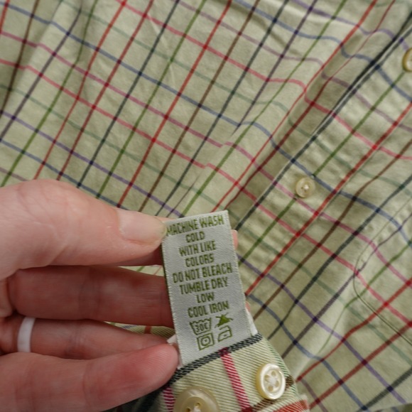 Orvis Mens Button Down Shirt‎ Size Large Multicolor Plaid Long Sleeve Collared - Picture 11 of 12